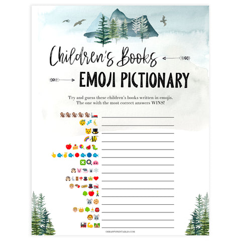 Childrens Books Emoji Pictionary - Adventure Awaits Printable Baby ...