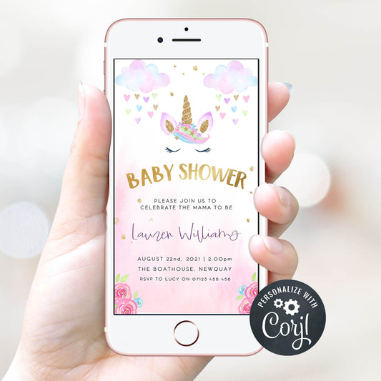 Harry Potter Baby Shower Invites