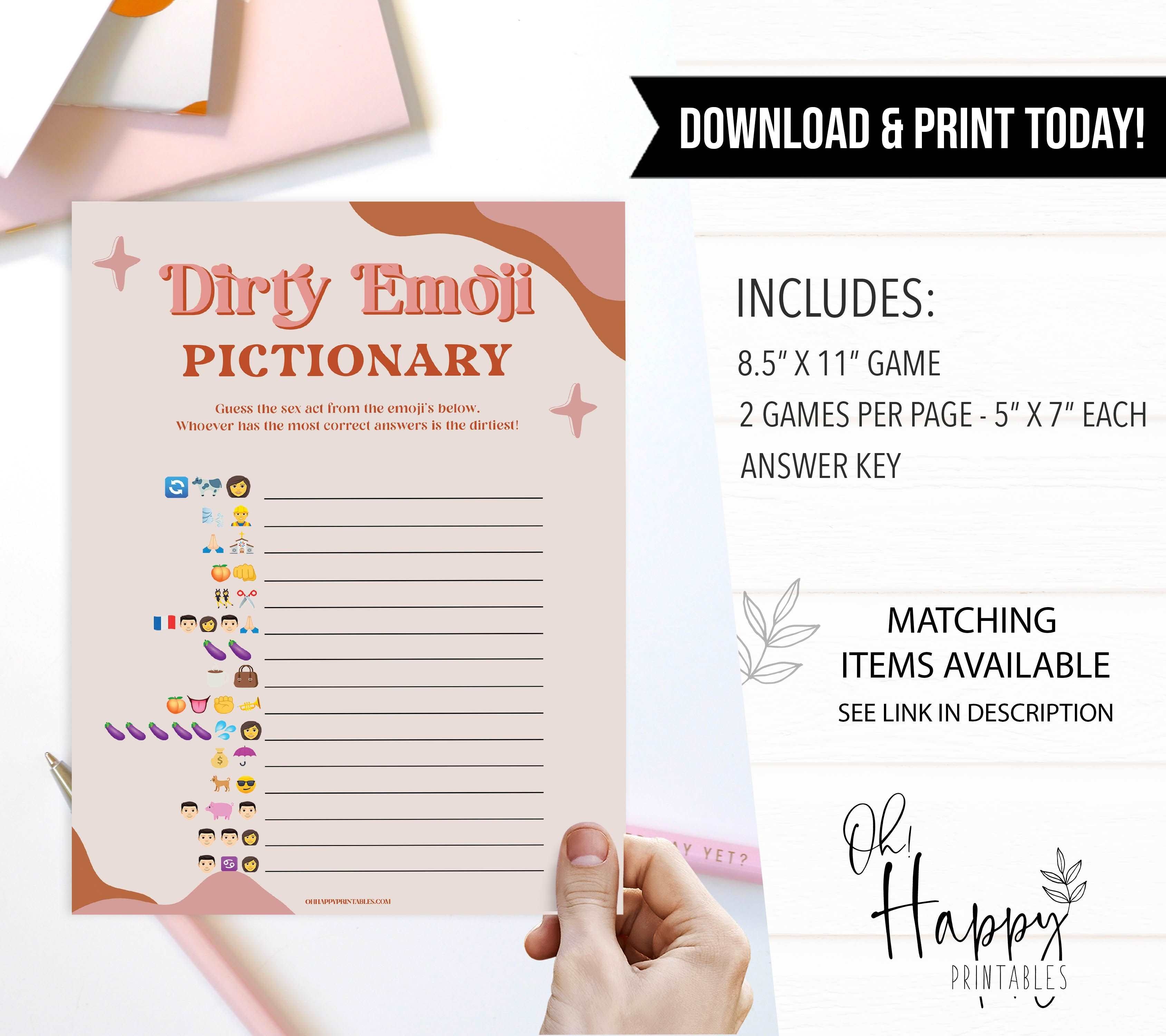 Vintage Bachelorette Party Porn - Bachelorette Party Games Bundle | Shop Printable Bachelorette Games â€“  OhHappyPrintables