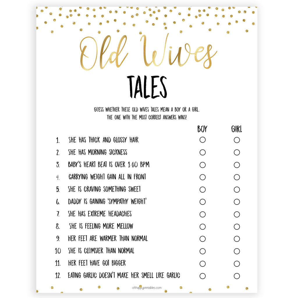 old wives tales pregnancy
