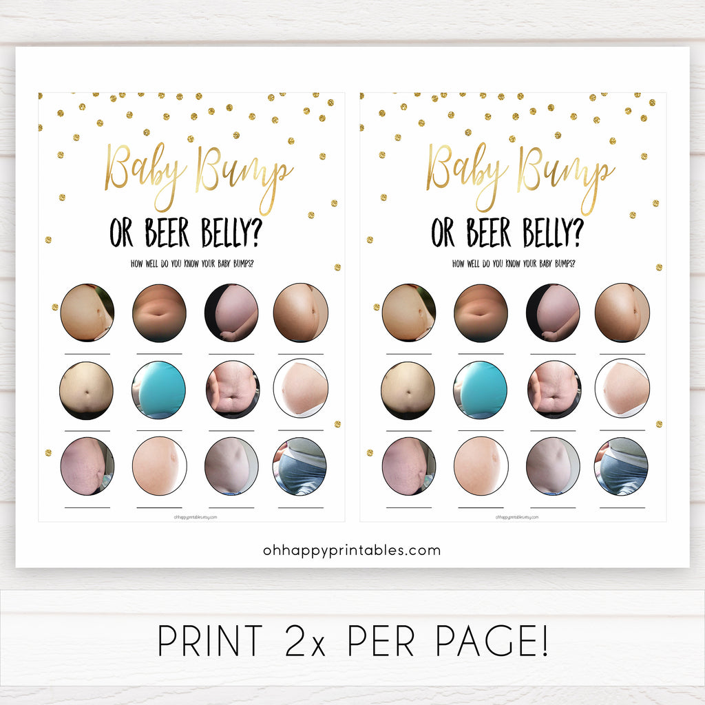 Beer Belly Or Pregnant Belly Free Printable With Answers Free Printable Templates
