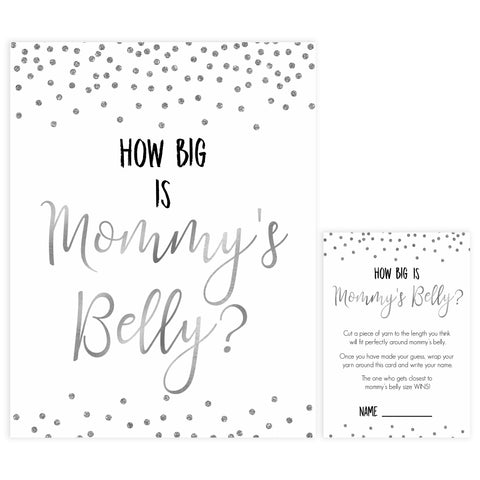 How Big is Mommys Belly OhHappyPrintables
