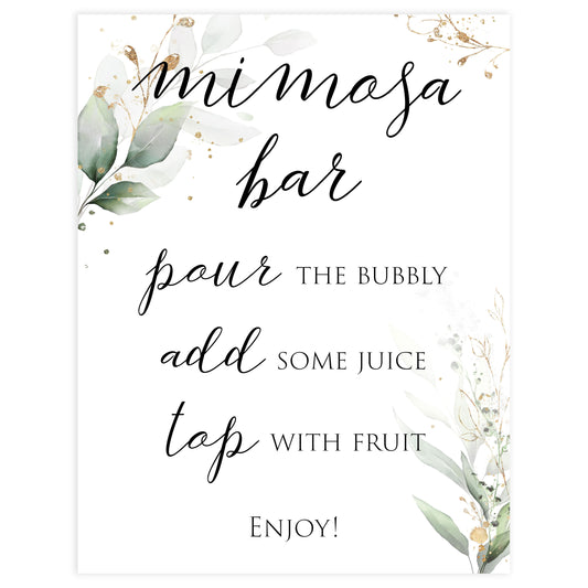 Mimosa Bar Sign But First Mimosas Banner Boho Floral Bridal Shower  Decorations R