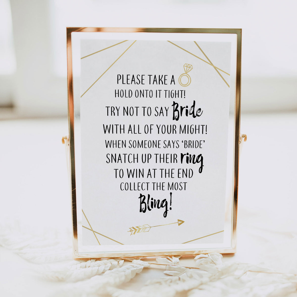 Please Take a Ring Game - Printable Bridal Shower Games – OhHappyPrintables