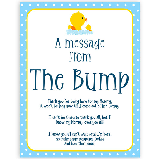 Diaper Thoughts  Rubber Ducky Printable baby shower Games –  OhHappyPrintables