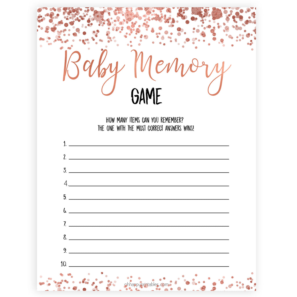 Baby Shower Memory Game : Baby Memory Game Spring Floral Printable Baby