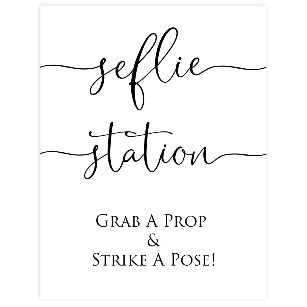 Selfie Station Pdf Printable