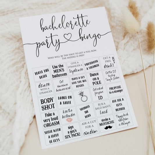 Bachelorette Games Printable