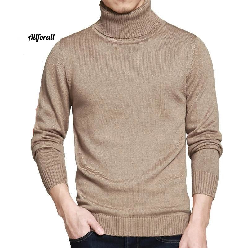 high collar turtleneck