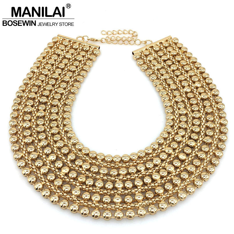 gold collar choker necklace