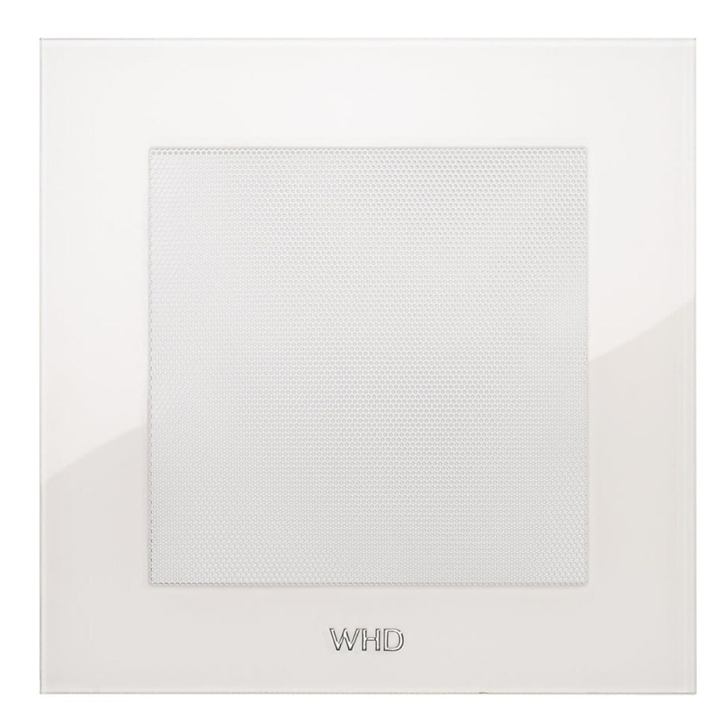 AGBW M180 W - Acrylglasblende Weiss mit Gitter Weiss für M/R 180 Lautsprecher