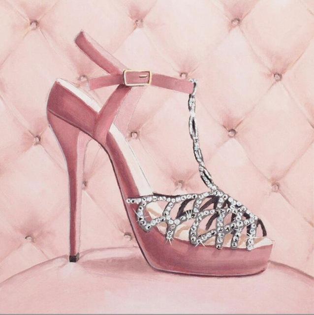 pink diamond heels