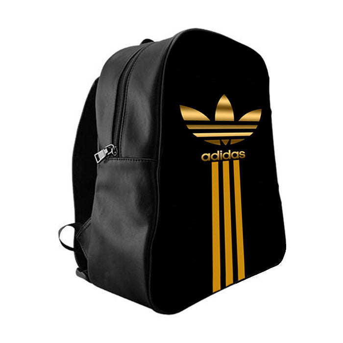 gold adidas backpack