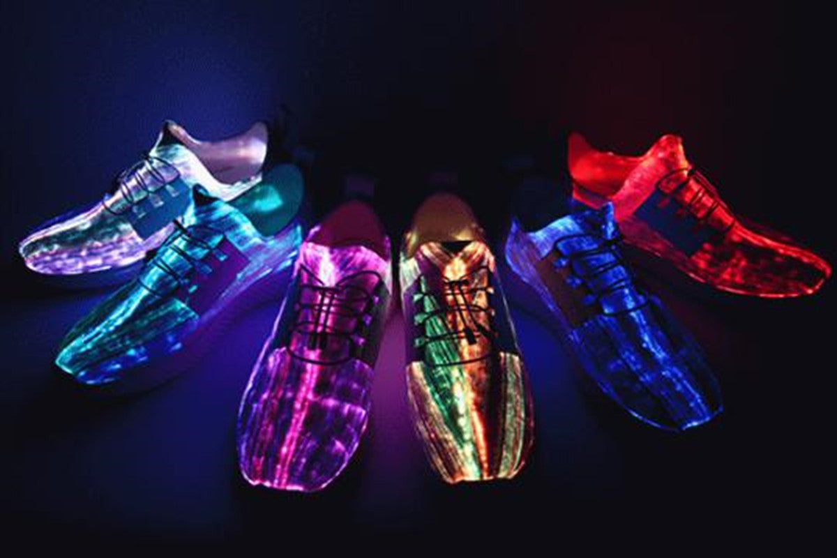 light up fibre optic shoes