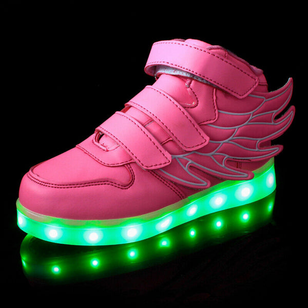 Flashez Pink Kids - LED Thunder Shoes | The Best Light up Trainer Brand