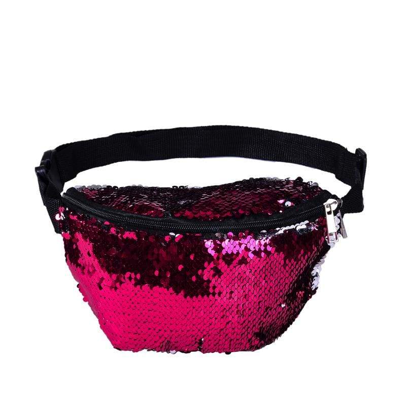 pink sparkly bum bag