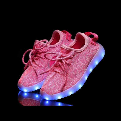 Kids Light up Trainers Pink Infants