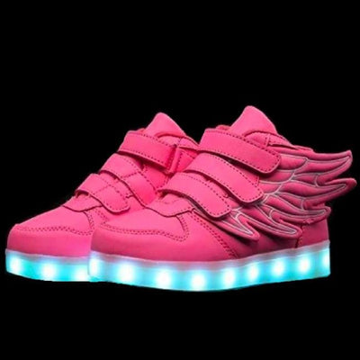 pink led shoes