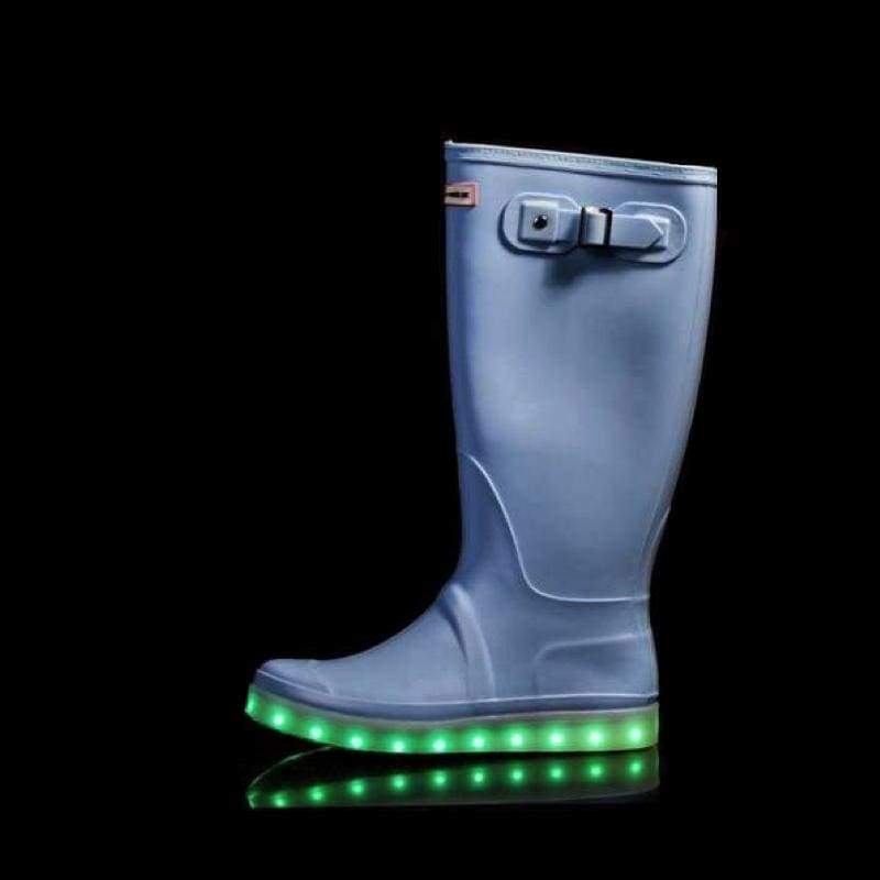 Ladies Light up Flashez Wellies - Candy 