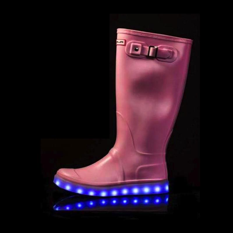 wellies with flashing lights