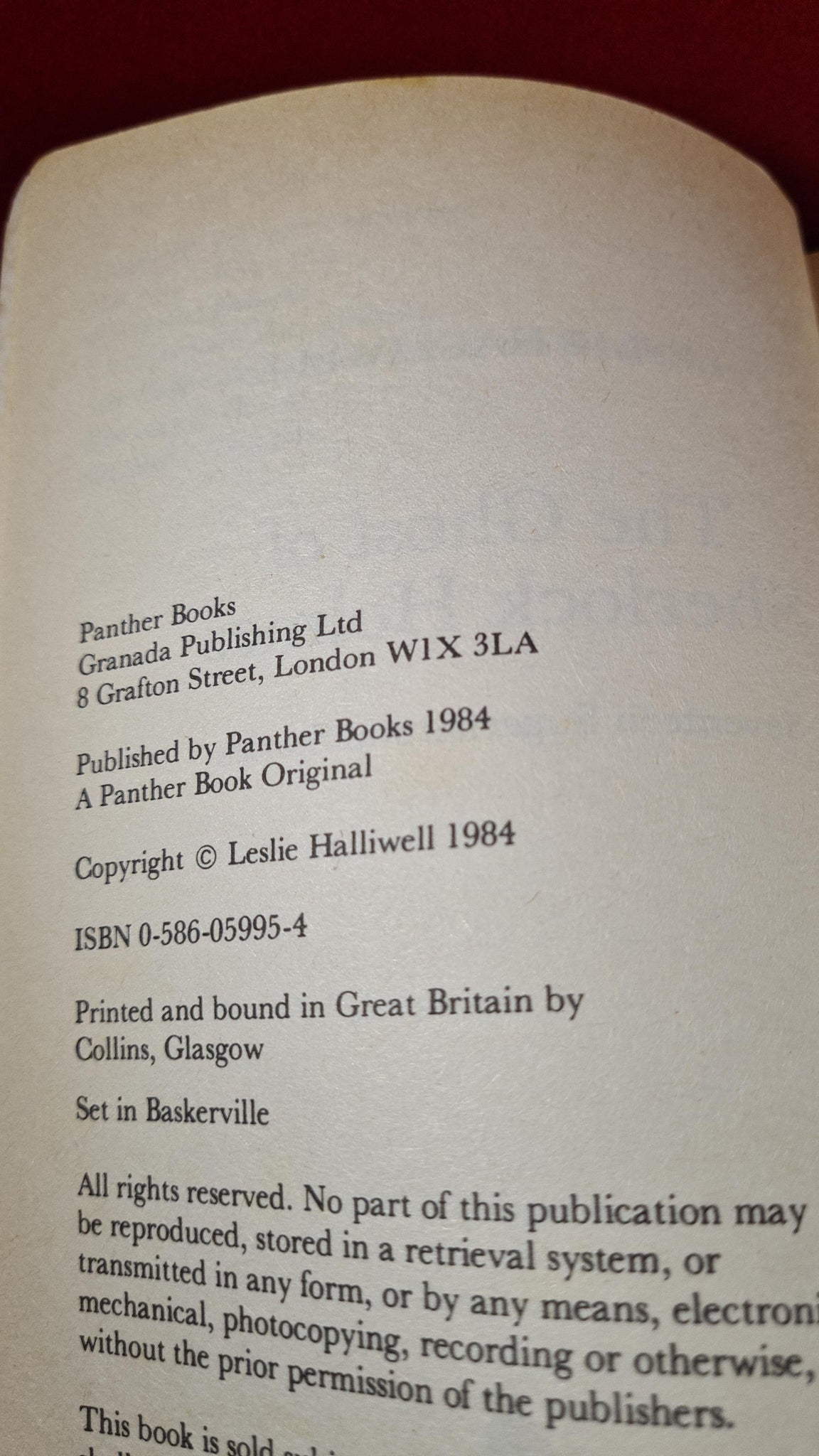 Leslie Halliwell - The Ghost of Sherlock Holmes, Granada, 1984, Paperb ...