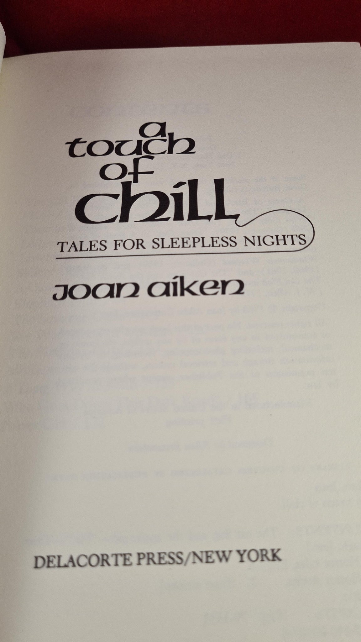 A Touch of Chill by Joan Aiken