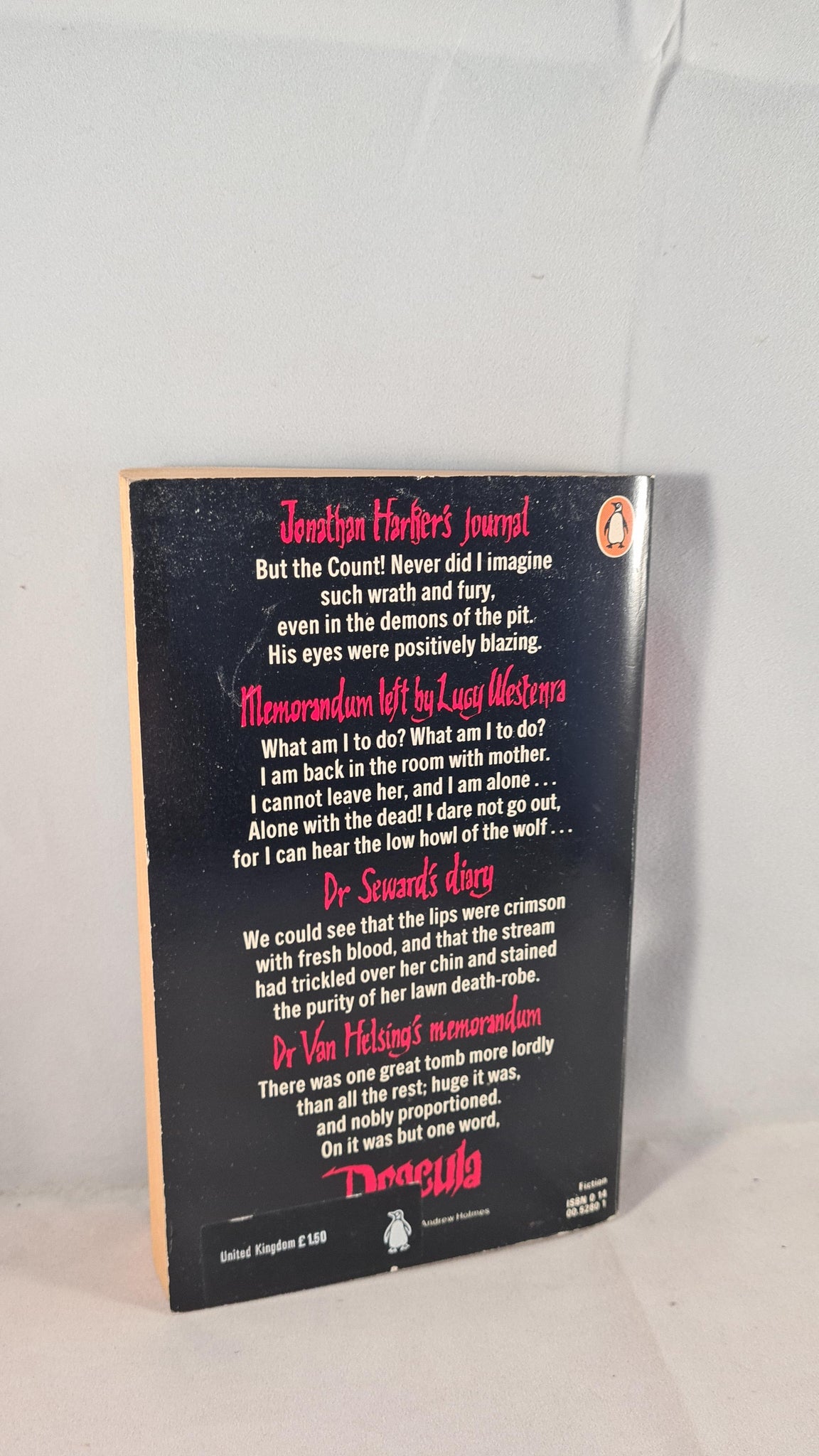 Bram Stoker's Original - Dracula, Penguin Books, 1979, Paperbacks ...