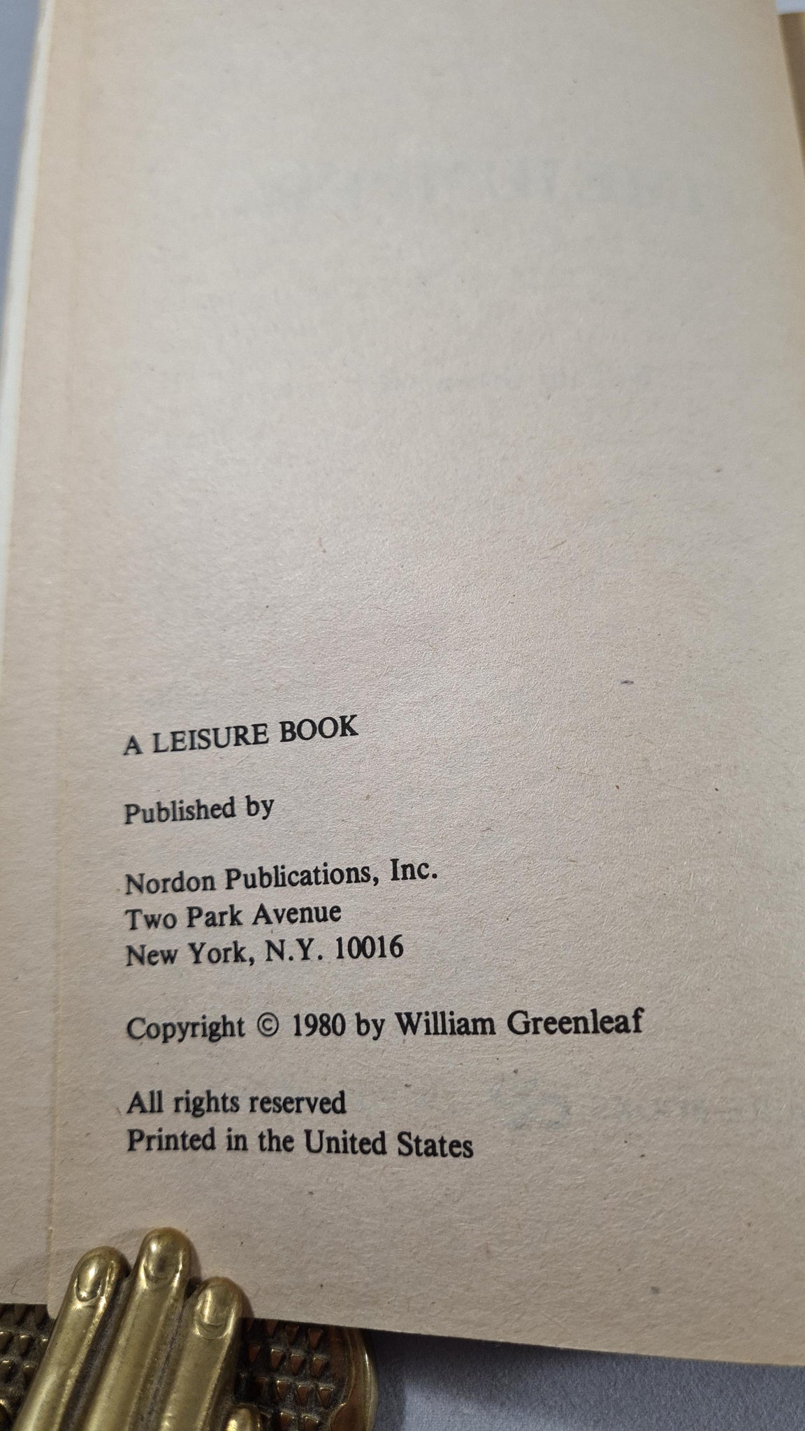 William Greenleaf - Time Jumper, Leisure Books, 1980, Paperbacks ...