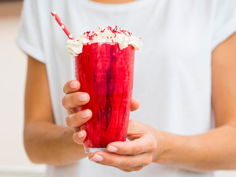 Red Velvet Frappe, How to Make a Red Velvet Cake Frappe