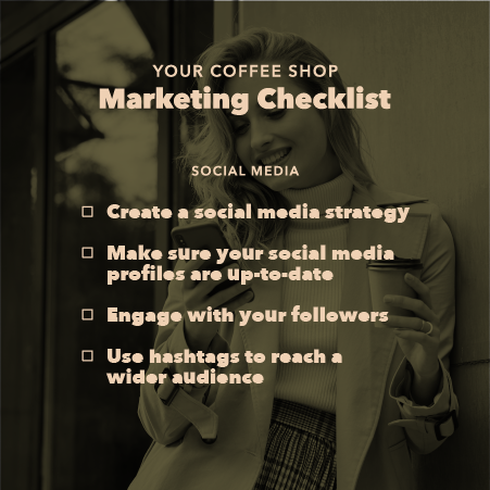 Social media marketing checklist for coffee shops