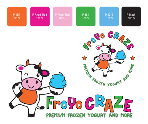 Froyo Craze, How to Create an Effective Logo for Your Coffee Shop