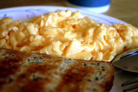 Toast and Eggs, How to Make Scrambled Eggs with a Steam Wand