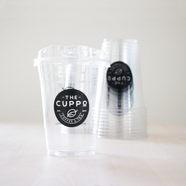 Custom cold cups. Trendy and fun customized coffee cup. Hot cup factory has every product you need for your cafe, work with a professional designer for FREE to customize your coffee shop with hot cup factory today! 