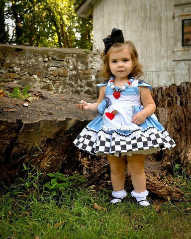 roupa de alice no pais das maravilhas para bebe