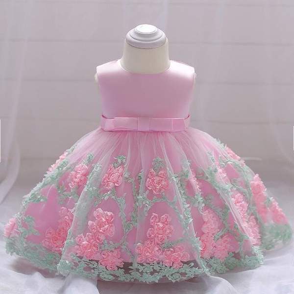 vestido de festa para bebe de 5 meses