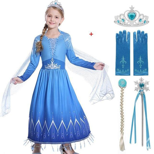 fantasia elsa infantil