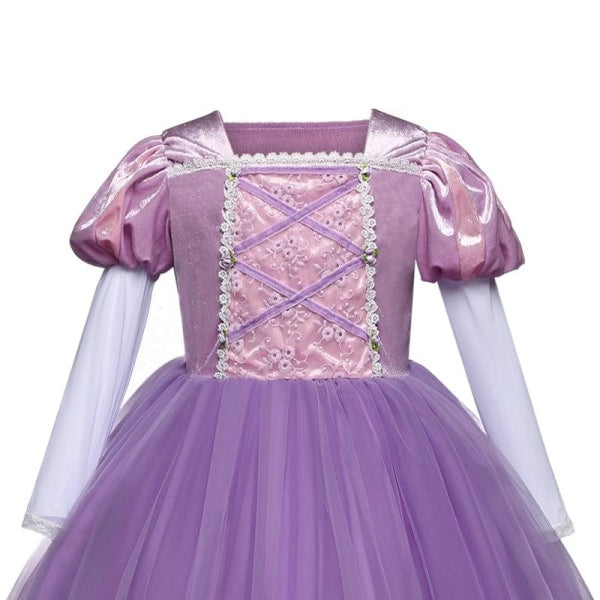 vestido rapunzel luxo