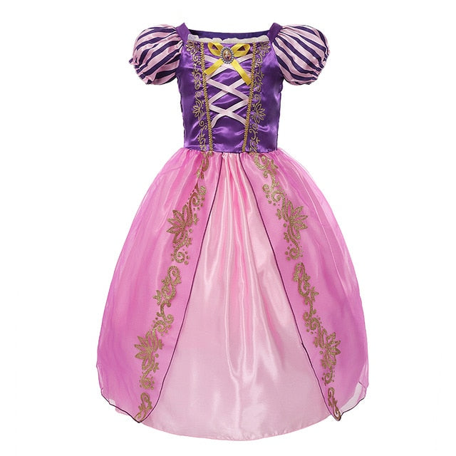 vestido da rapunzel simples