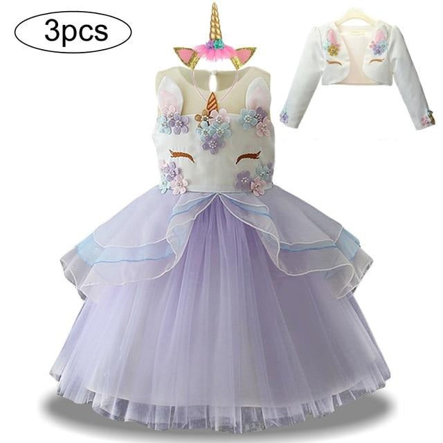 vestido de festa infantil com bolero