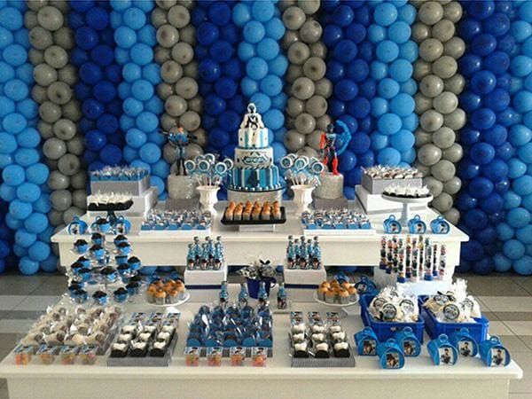 Festa para meninos. Tema Max Steel.