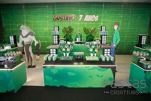 Festa Infantil para Meninos. Tema Ben 10