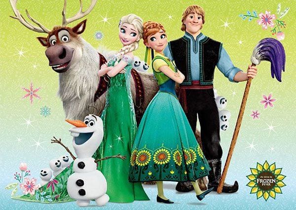 Arte de Convite virtual tema Frozen ou Frozen Fever Envio por