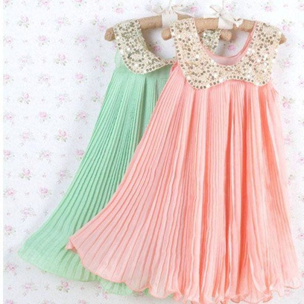 vestido infantil para festa simples