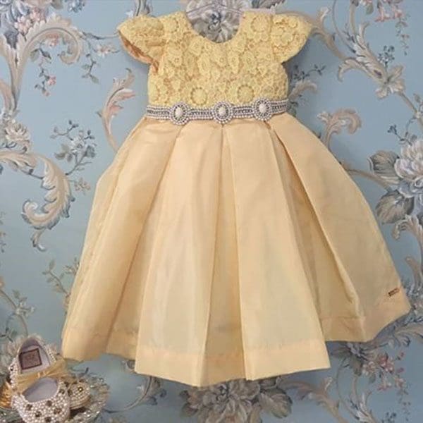 VESTIDO DE CROCHÊ INFANTIL RODADO DE 0 A 6 MESES PARTE 1/2 