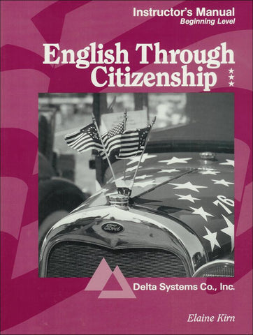 ESL Citizenship Beginning Instructor Manual