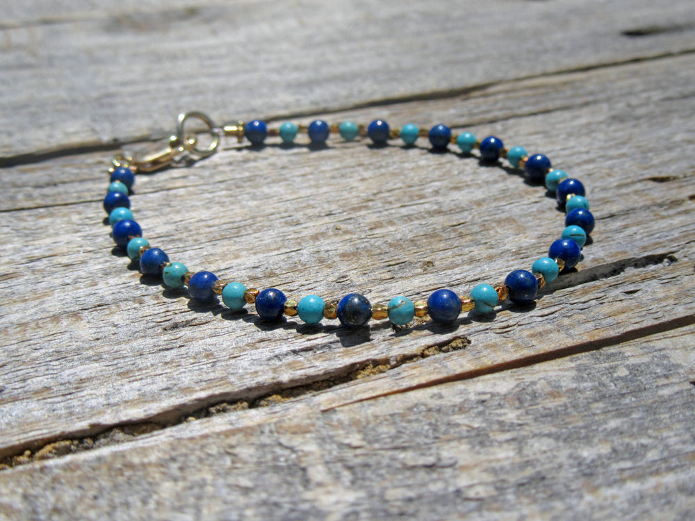 lapis lazuli and turquoise