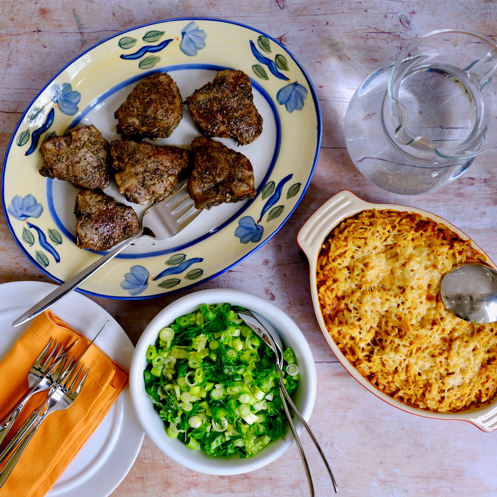 3 quick & easy recipes for a tasty traditional Greek Easter for two
