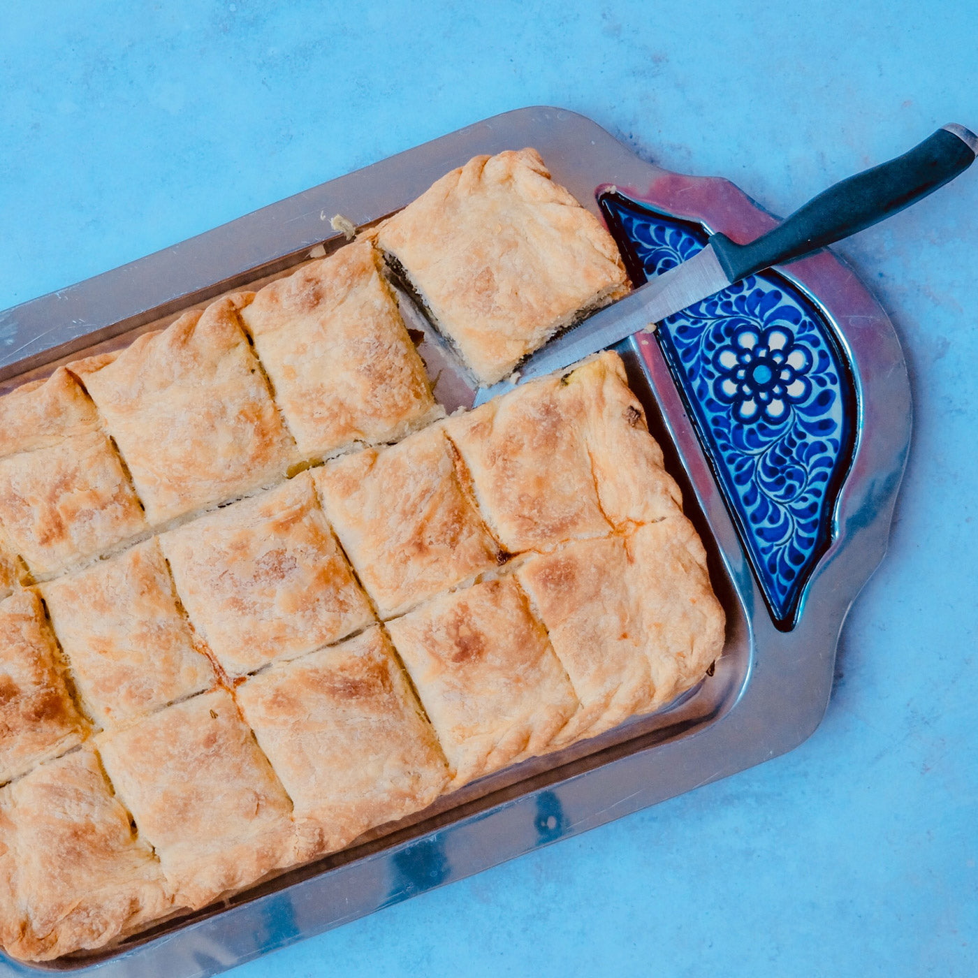 traditional greek spinach and feta pie, spanakopita