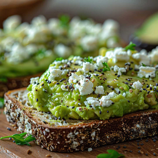 Avocado toast with feta recipe