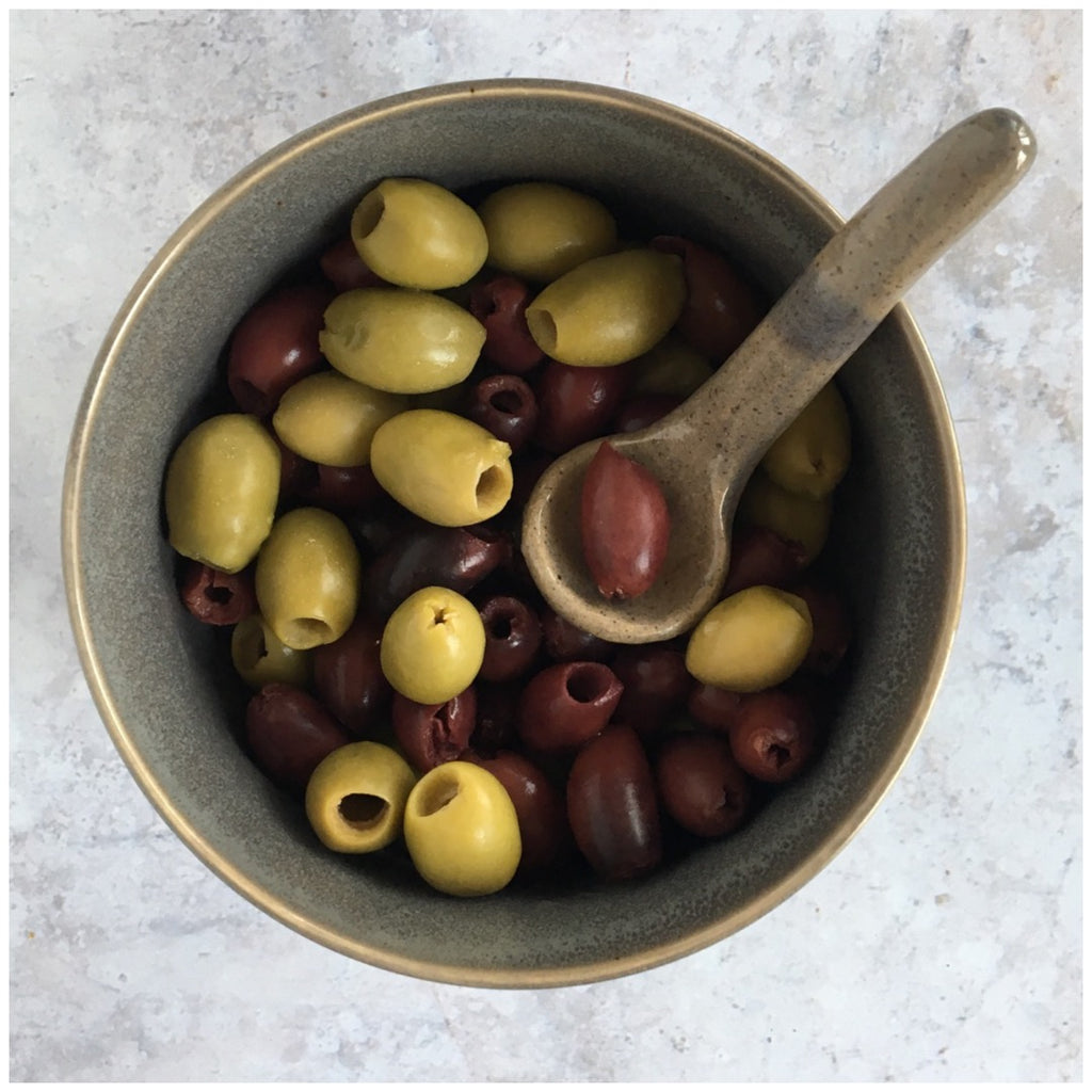 Tragano greek organics pitted Kalamata and green olives